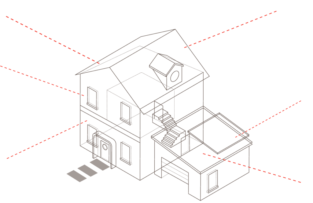 plan maison dessin